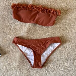 SHEIN Swimwear in light brown new